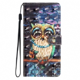 Läderfodral Xiaomi Redmi Note 14 Pro Plus 5g Telefonfodral Uggla 3d