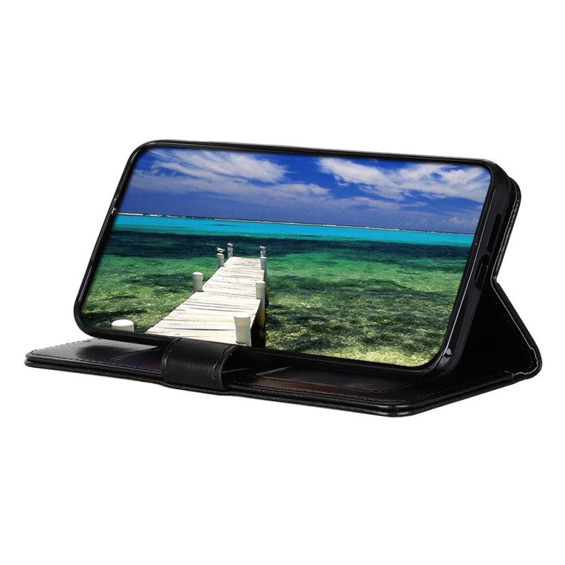 Läderfodral Xiaomi Redmi Note 14s Telefonfodral Lackkonstläder