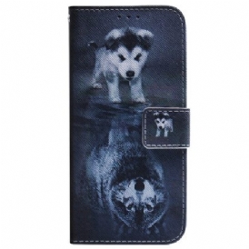 Läderfodral Xiaomi Redmi Note 15 5g Telefonfodral Dröm Om Valp