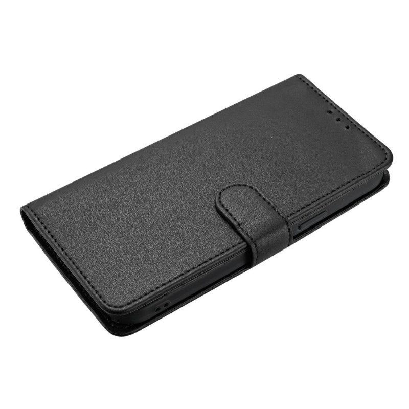 Läderfodral Xiaomi Redmi Note 15 5g Telefonfodral Enfärgat Konstläder