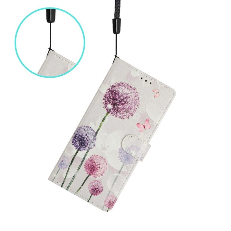Läderfodral Xiaomi Redmi Note 15 5g Telefonfodral Maskrosmönster