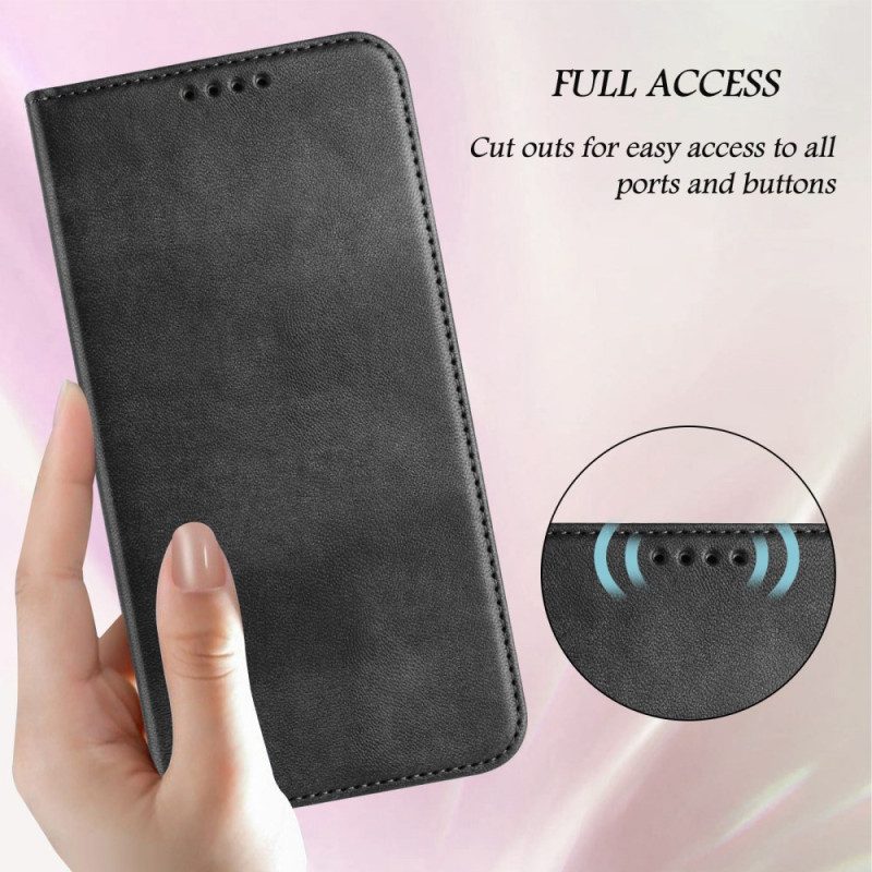 Läderfodral Xiaomi Redmi Note 15 5g Telefonfodral Retro Med Rfid-blockering