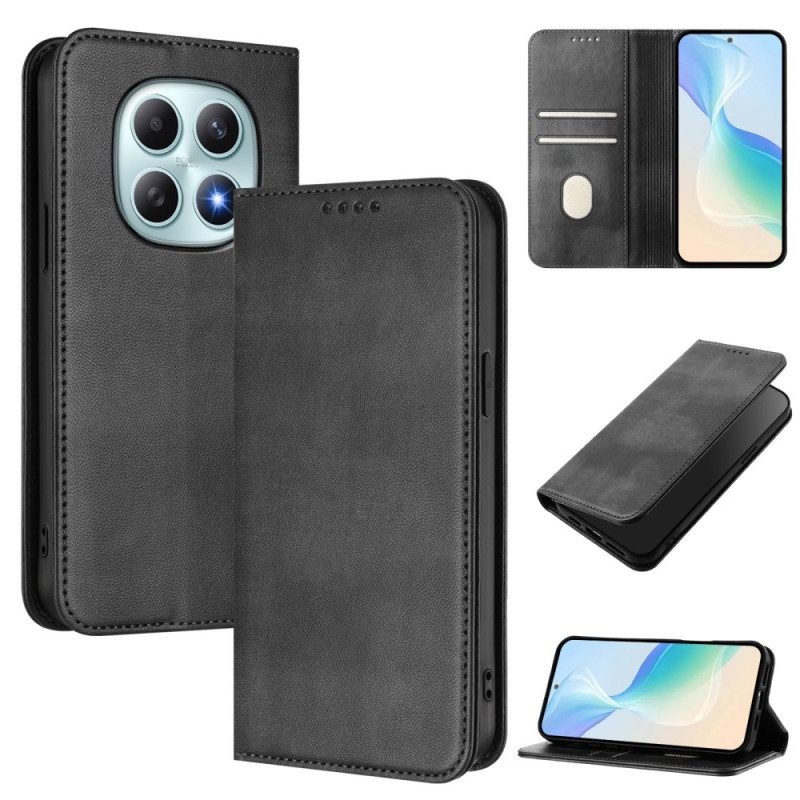 Läderfodral Xiaomi Redmi Note 15 5g Telefonfodral Retro Med Rfid-blockering