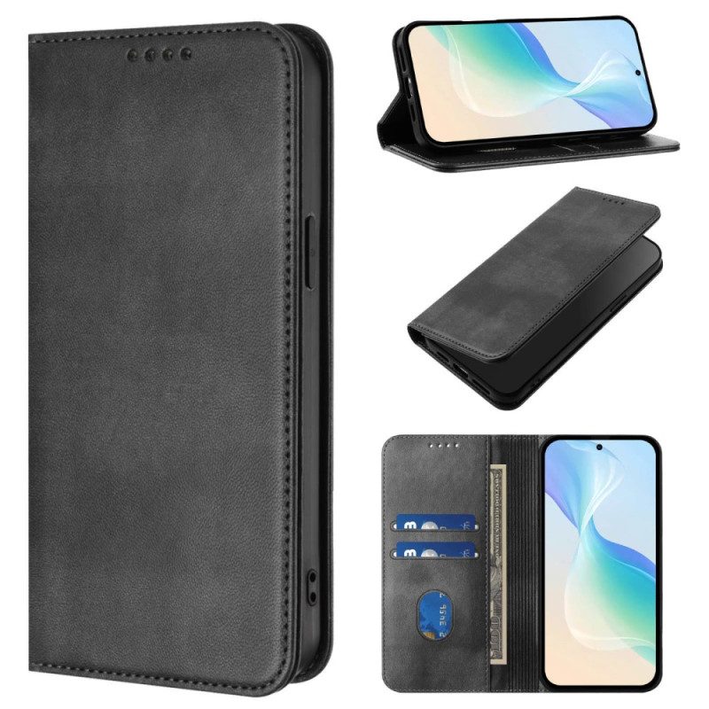 Läderfodral Xiaomi Redmi Note 15 5g Telefonfodral Retro Med Rfid-blockering