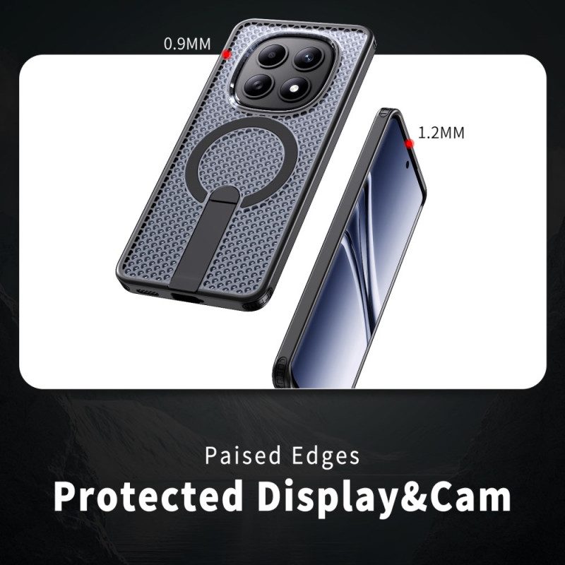 Läderfodral Xiaomi Redmi Note 15 5g Telefonfodral Rutnätsstruktur