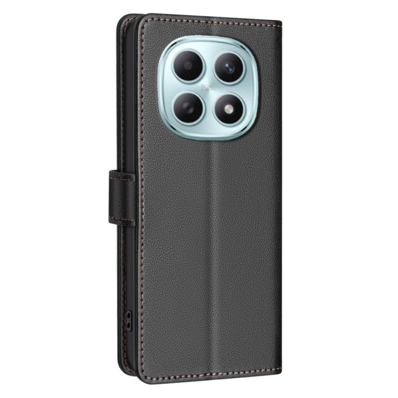 Läderfodral Xiaomi Redmi Note 15 Pro 5g Telefonfodral Binfen-färg