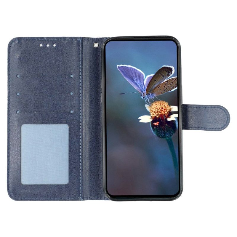 Läderfodral Xiaomi Redmi Note 15 Pro 5g Telefonfodral Blommigt Spetsmönster