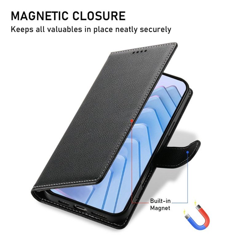 Läderfodral Xiaomi Redmi Note 15 Pro 5g Telefonfodral Enfärgat Konstläder