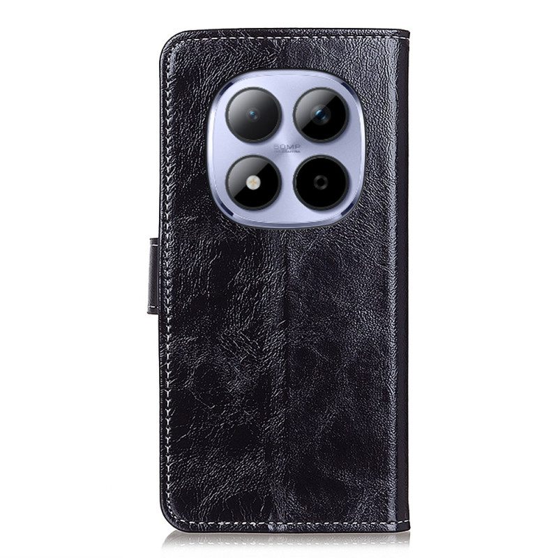 Läderfodral Xiaomi Redmi Note 15 Pro 5g Telefonfodral Glansigt
