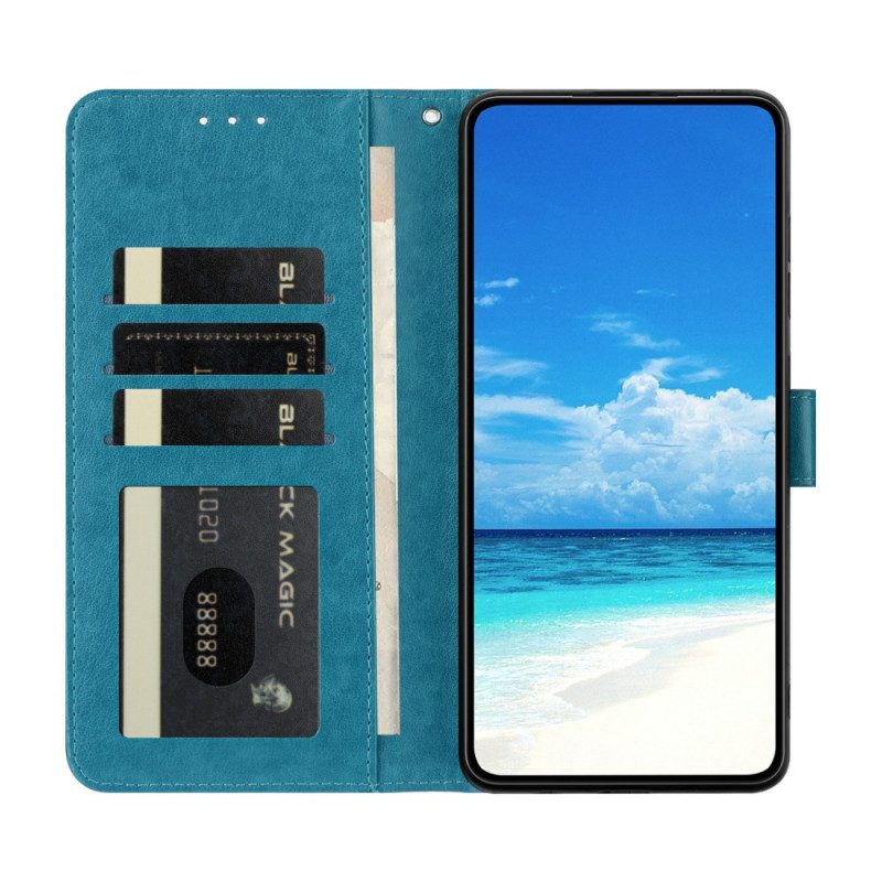 Läderfodral Xiaomi Redmi Note 15 Pro 5g Telefonfodral Grafisk Fjäril