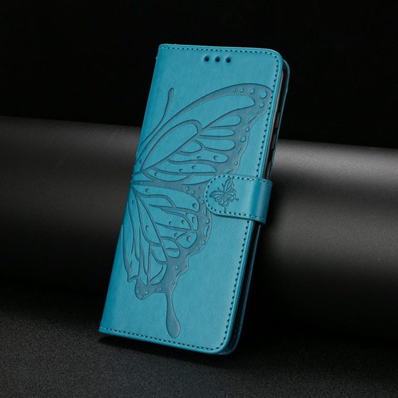 Läderfodral Xiaomi Redmi Note 15 Pro 5g Telefonfodral Grafisk Fjäril