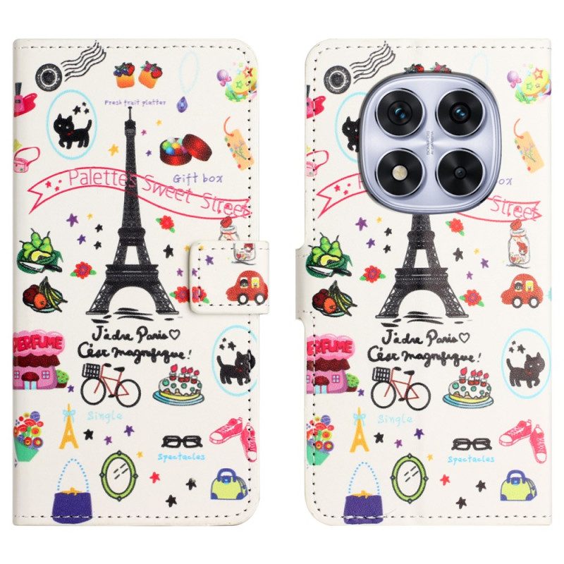 Läderfodral Xiaomi Redmi Note 15 Pro 5g Telefonfodral Jag Älskar Paris