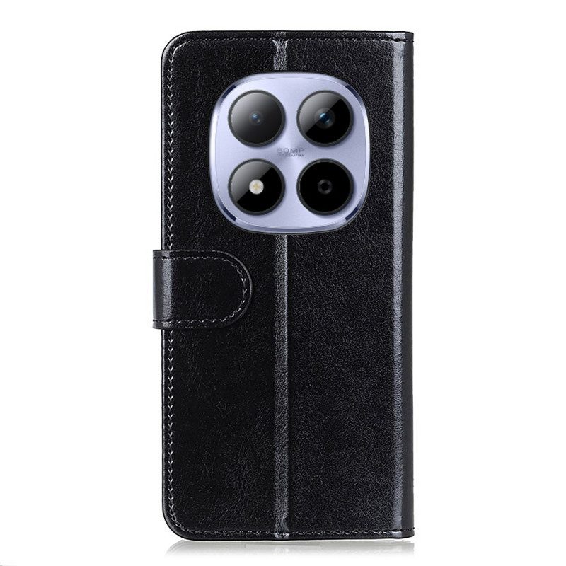 Läderfodral Xiaomi Redmi Note 15 Pro 5g Telefonfodral Lackkonstläder