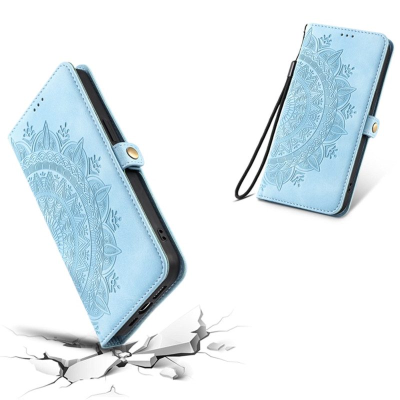 Läderfodral Xiaomi Redmi Note 15 Pro 5g Telefonfodral Mandala I Mockaeffekt