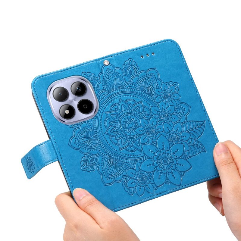 Läderfodral Xiaomi Redmi Note 15 Pro 5g Telefonfodral Mandalatryck