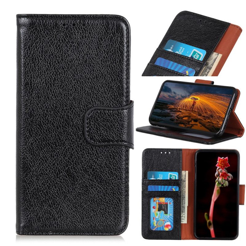 Läderfodral Xiaomi Redmi Note 15 Pro 5g Telefonfodral Nappa Texturerat Läder