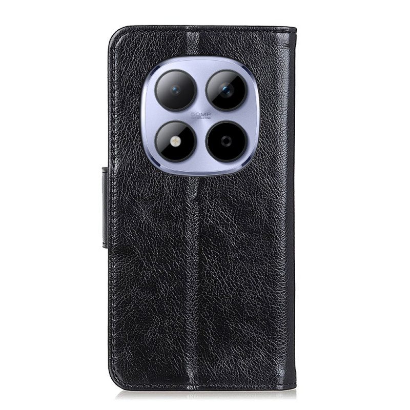 Läderfodral Xiaomi Redmi Note 15 Pro 5g Telefonfodral Nappa Texturerat Läder