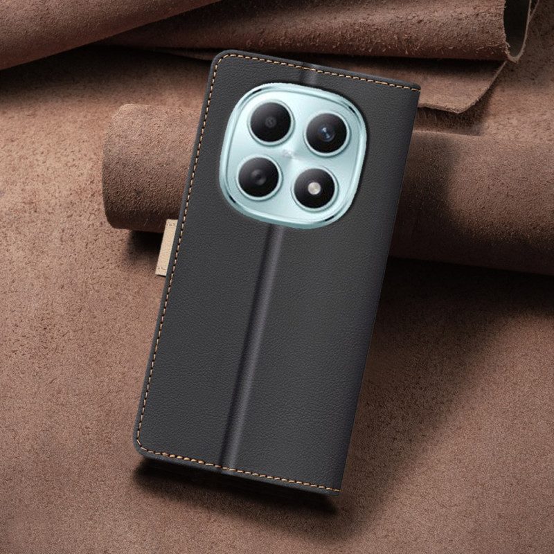 Läderfodral Xiaomi Redmi Note 15 Pro 5g Telefonfodral Tvåfärgad Binfen Färg