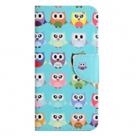 Läderfodral Xiaomi Redmi Note 15 Pro 5g Telefonfodral Ugglor