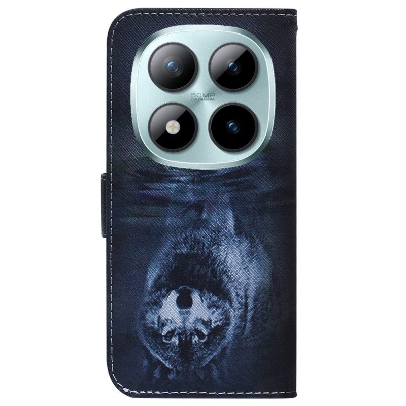 Läderfodral Xiaomi Redmi Note 15 Pro 5g Telefonfodral Valpdrömmar