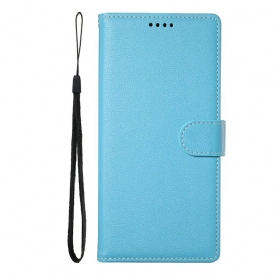 Läderfodral Xiaomi Redmi Note 15 Pro Plus 5g Telefonfodral Enfärgat Konstläder