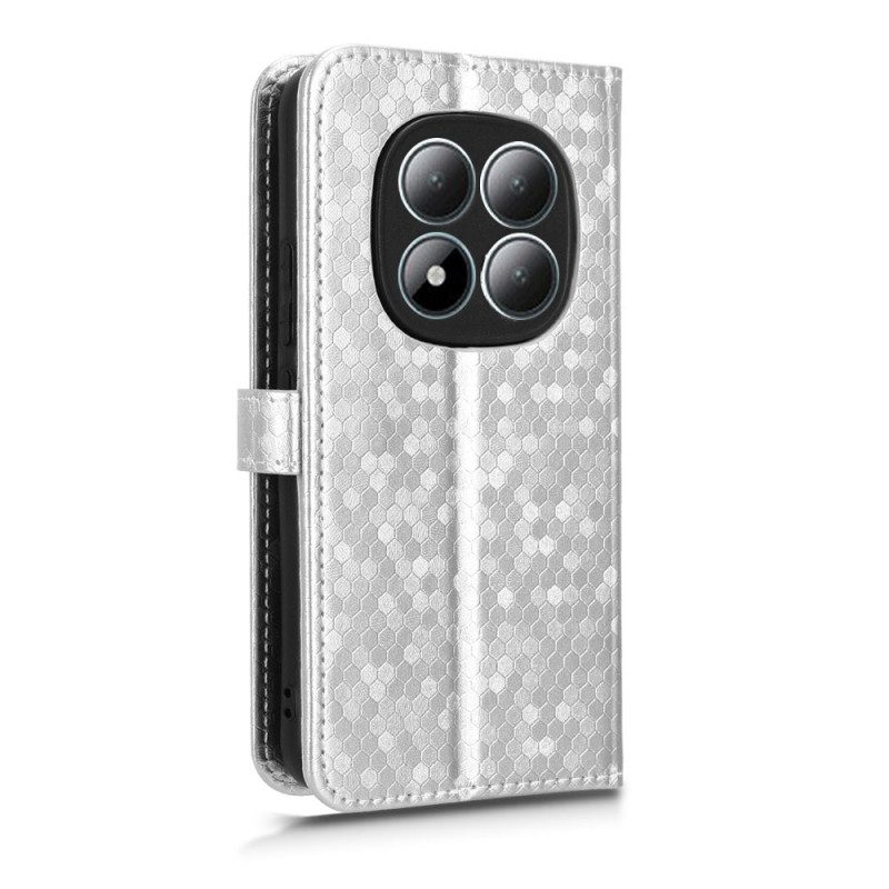 Läderfodral Xiaomi Redmi Note 15 Pro Plus 5g Telefonfodral Glittrande Prickar