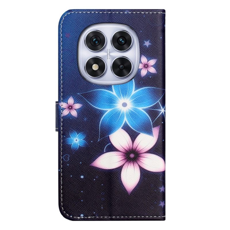 Läderfodral Xiaomi Redmi Note 15 Pro Plus 5g Telefonfodral Månblommor
