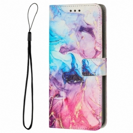 Läderskal Fodral Xiaomi 15 Pro Marmoreffekt