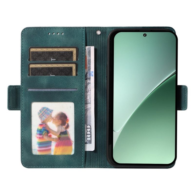 Läderskal Fodral Xiaomi 15 Pro Stjärnmönster