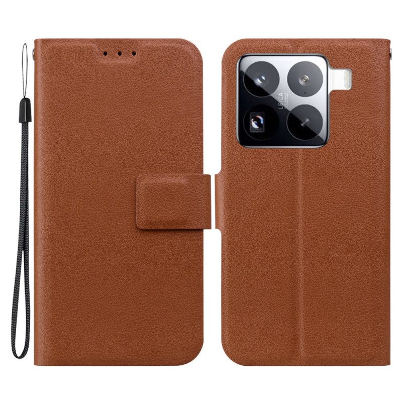 Läderskal Fodral Xiaomi 15 Pro Ultratunn