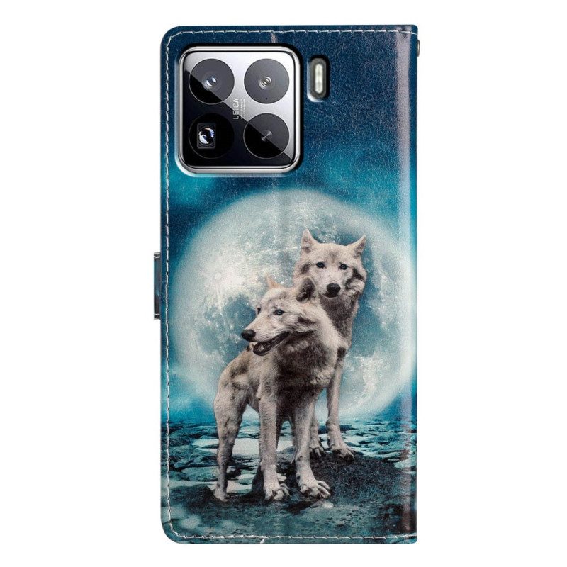 Läderskal Fodral Xiaomi 15 Pro Vargpar