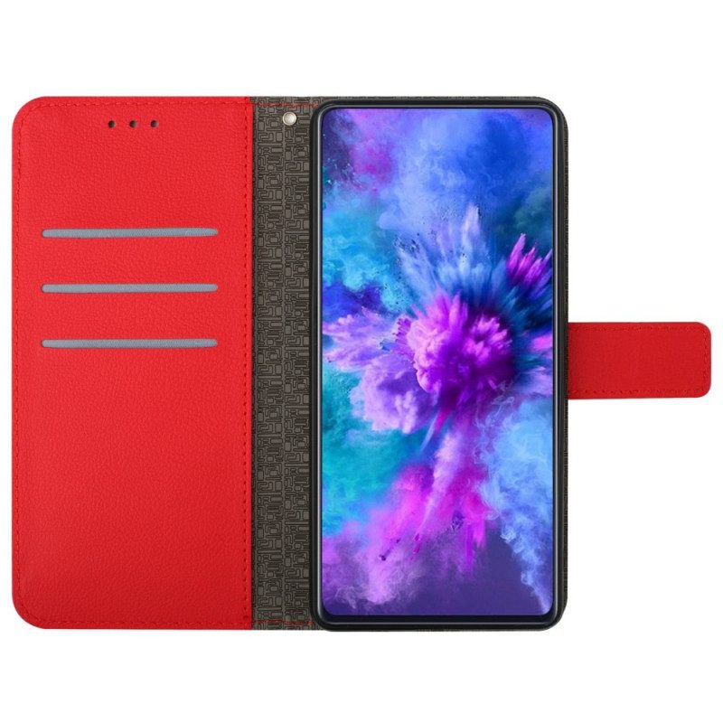 Läderskal Fodral Xiaomi 15 Ultra Diamantmönster