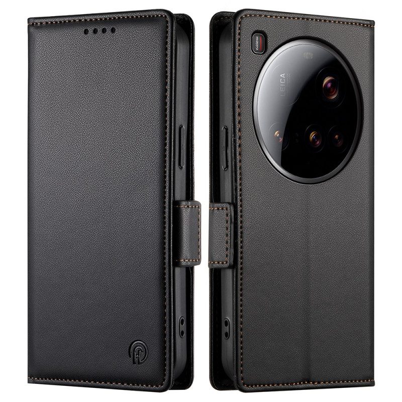 Läderskal Fodral Xiaomi 15 Ultra Dubbel Spänne