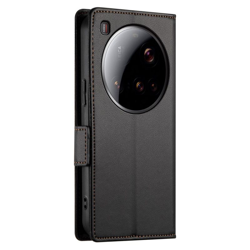 Läderskal Fodral Xiaomi 15 Ultra Dubbel Spänne