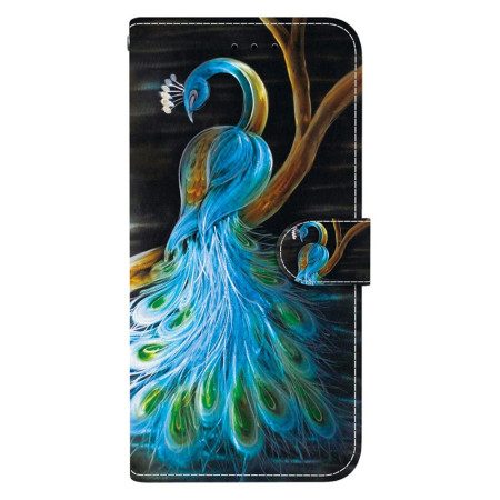 Läderskal Fodral Xiaomi 15 Ultra Påfågel