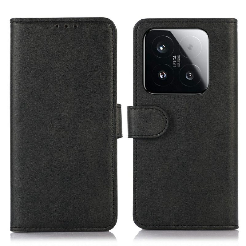 Läderskal Fodral Xiaomi 15t Lädermodell