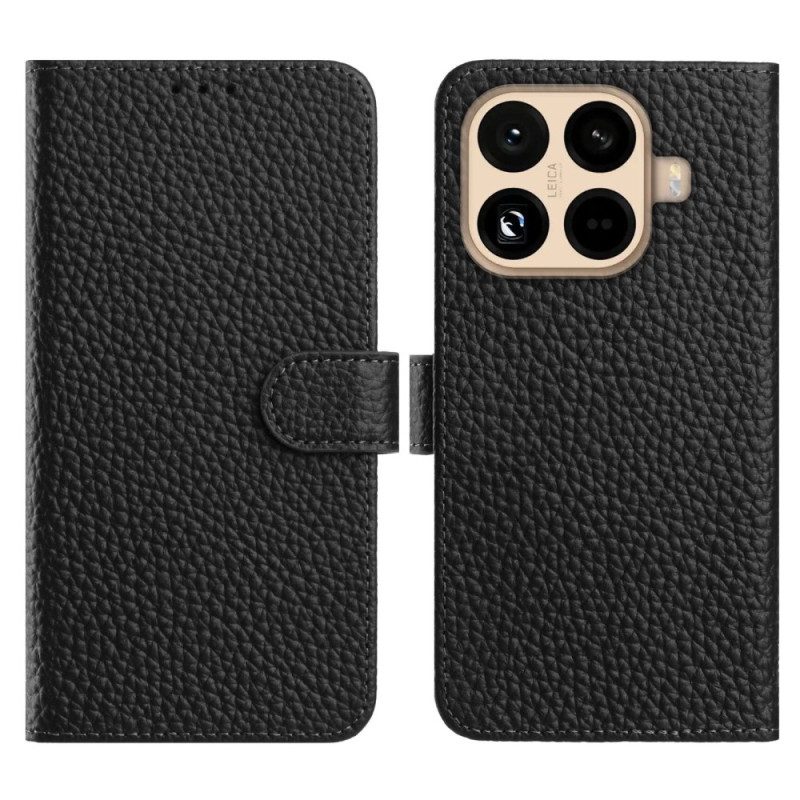 Läderskal Fodral Xiaomi 15t Pro Äkta Läder