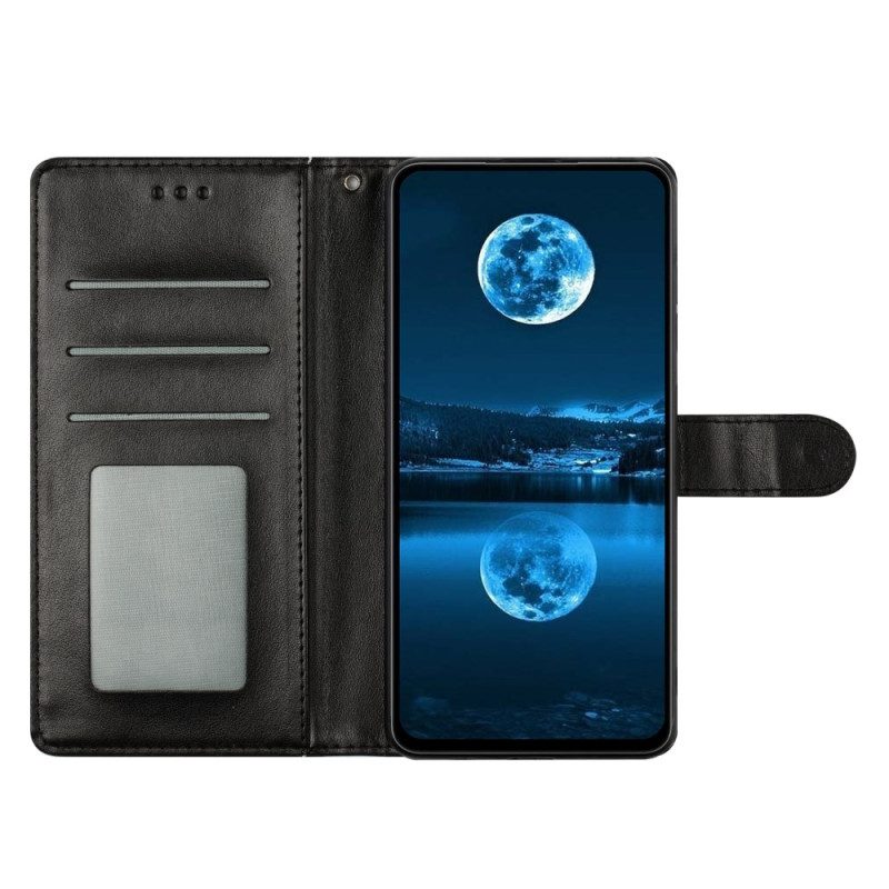 Läderskal Fodral Xiaomi 15t Pro Enfärgad
