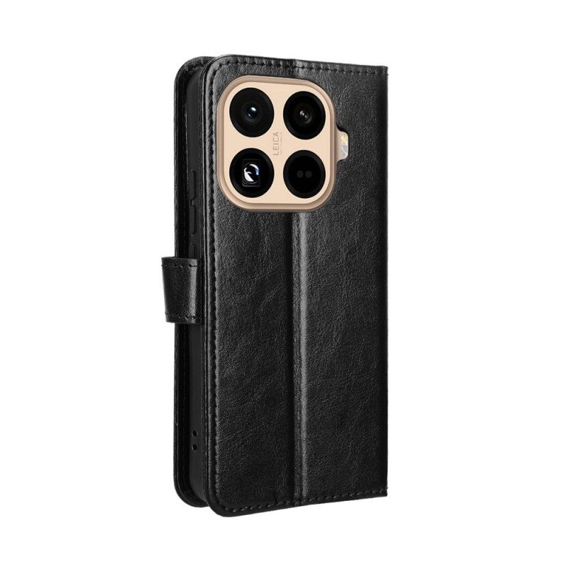 Läderskal Fodral Xiaomi 15t Pro Flashigt Konstläder