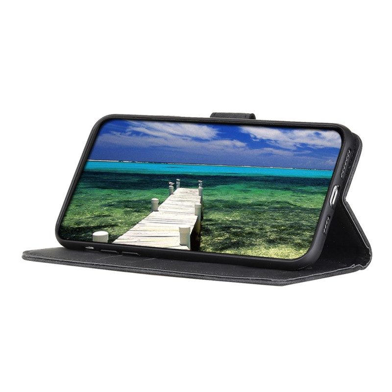 Läderskal Fodral Xiaomi 15t Pro Mockaeffekt Khazneh