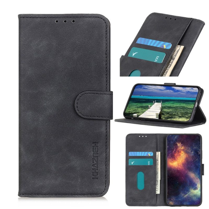Läderskal Fodral Xiaomi 15t Pro Mockaeffekt Khazneh