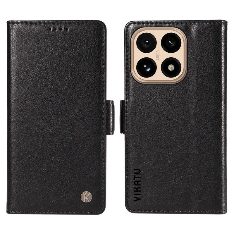 Läderskal Fodral Xiaomi 15t Vintage Yikatu