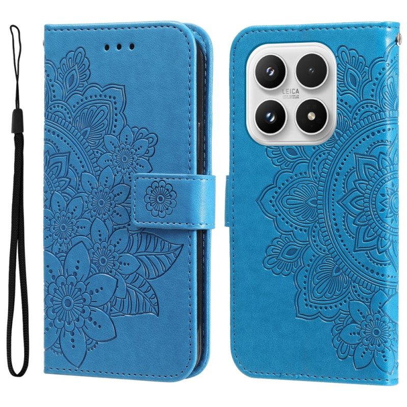 Läderskal Fodral Xiaomi 17 Mandalatryck