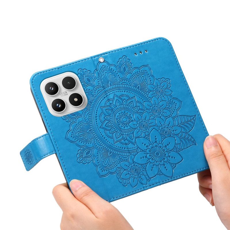 Läderskal Fodral Xiaomi 17 Mandalatryck