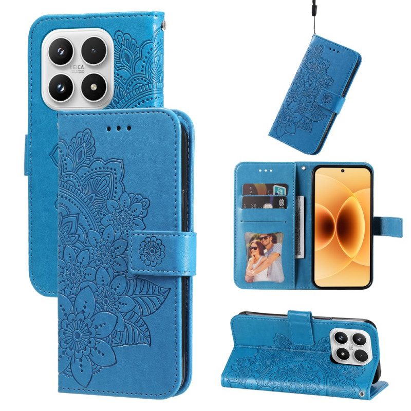 Läderskal Fodral Xiaomi 17 Mandalatryck