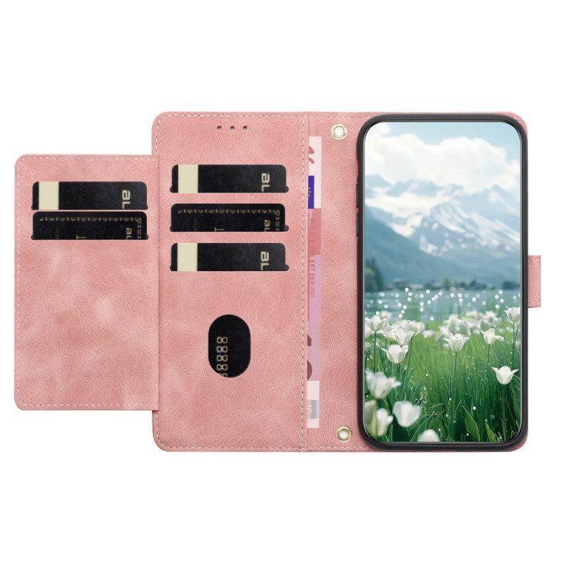 Läderskal Fodral Xiaomi 17 Plånbok Med 5 Kortplatser