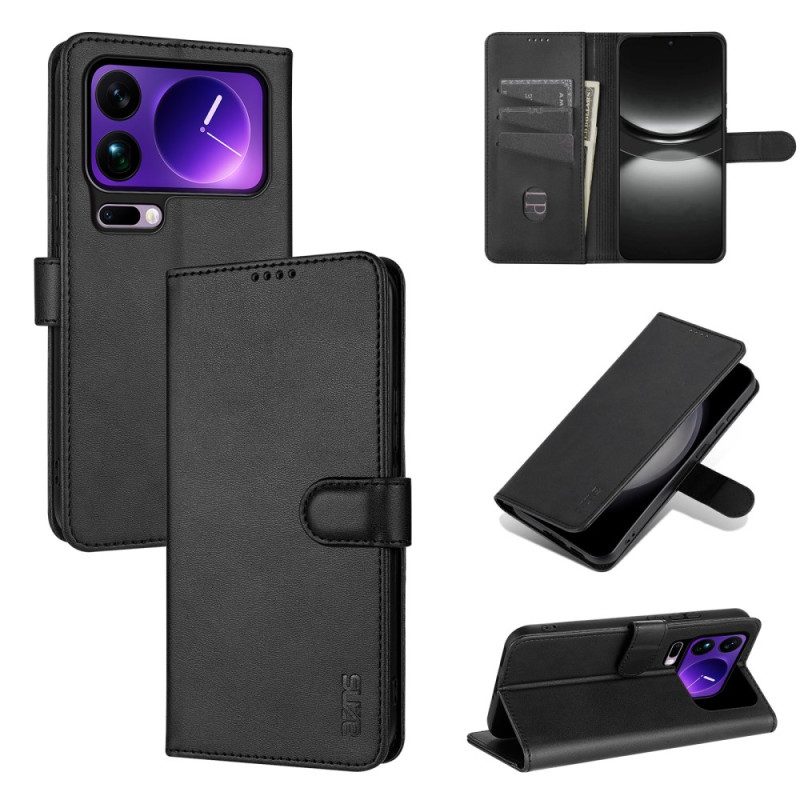 Läderskal Fodral Xiaomi 17 Pro Azns Lädereffekt
