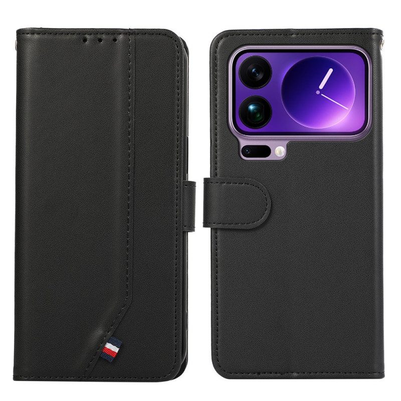 Läderskal Fodral Xiaomi 17 Pro Max Rfid-blockerande Läderficka