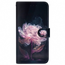 Läderskal Fodral Xiaomi Redmi Note 14 4g Rosa Pion