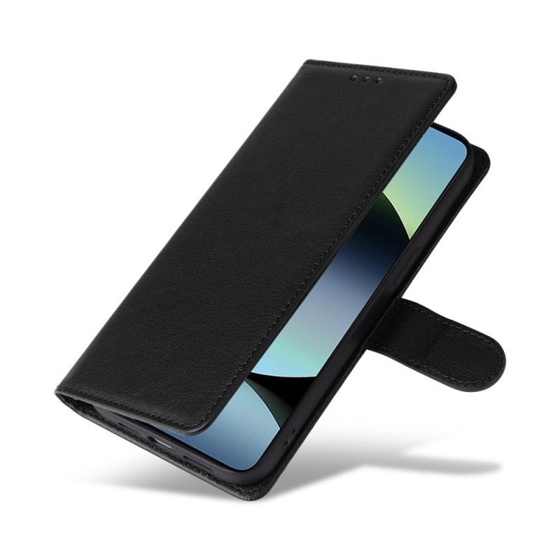 Läderskal Fodral Xiaomi Redmi Note 14 5g Enkel